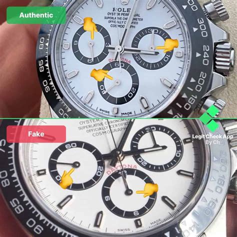 fake daytona rolex vs real|rolex daytona copy.